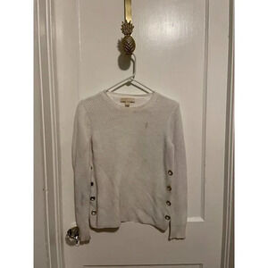 Michael Kors Women's Size Small White Knit Sweater